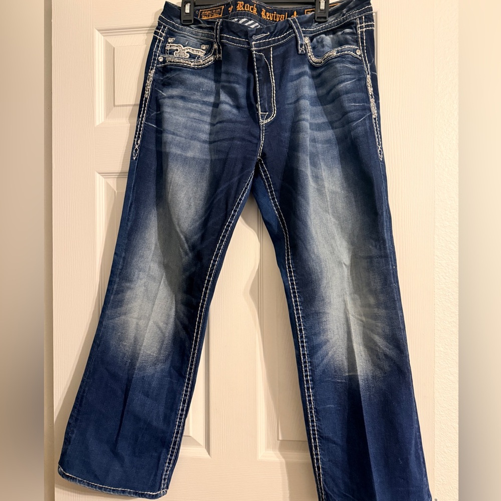 Rock Revival Midnight Blue Boot Cut Jeans